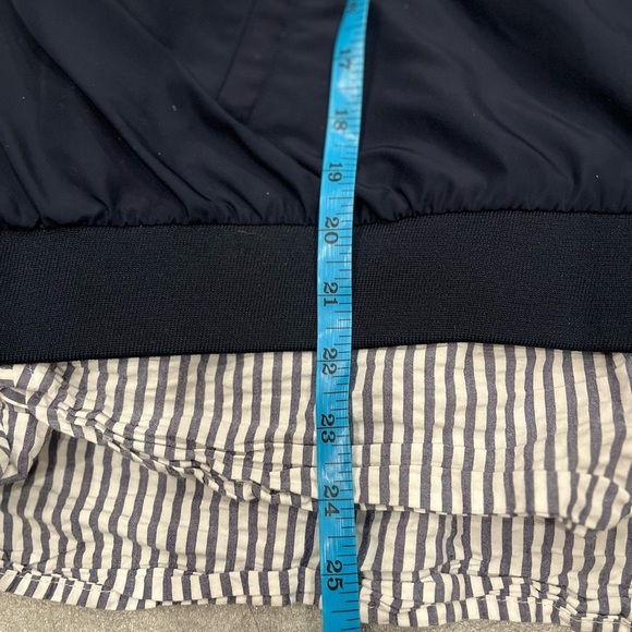 [XL]Zara Navy Blue Water Repellent Bomber Jacket Relaxed Fit - Picture 5 of 7